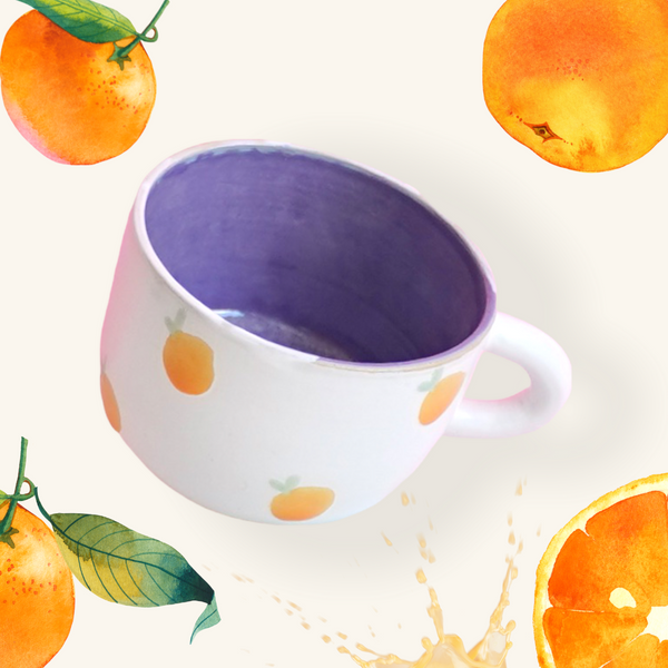 Les oranges - cozy cup set of 2