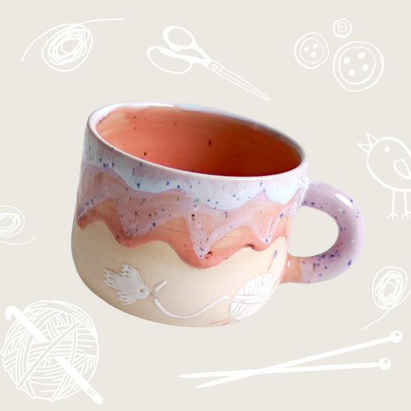 Woolly bird - cozy cup