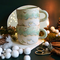 Snowy Owl - cozy cup