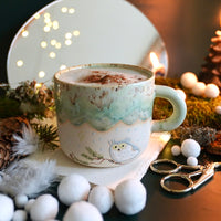 Snowy Owl - cozy cup