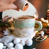 Snowy Owl - cozy cup