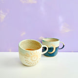 Pastel Sun & Moon - set of big mugs for a couple