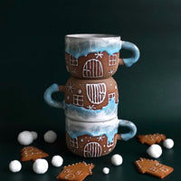 Gingerbread house - cozy cup