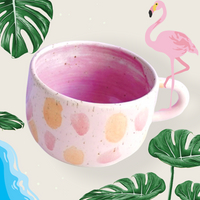 Flamingo - cozy cup set of 2