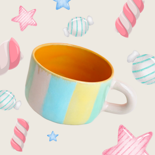 Candy Stripe - cozy cup set of 2