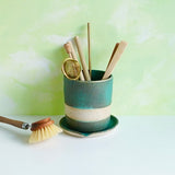 Turquoise - utensil holder
